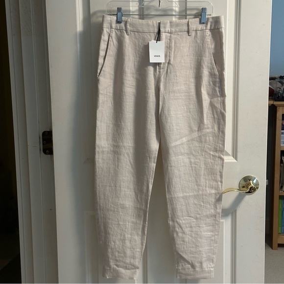 NWT Vince Linen Pants Size 4 - Picture 1 of 5